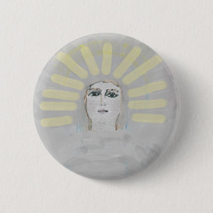 angel 5 8000 6 cm round badge