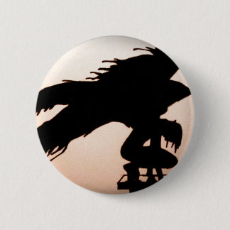Angel 6 Cm Round Badge