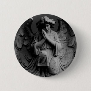 Angel 6 Cm Round Badge