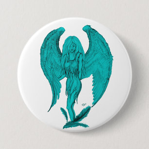 Angel 7.5 Cm Round Badge