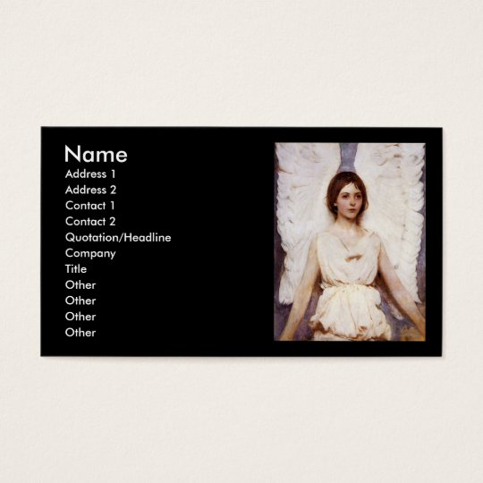 Angel, Abbott Handerson Thayer Fine Art Business Card