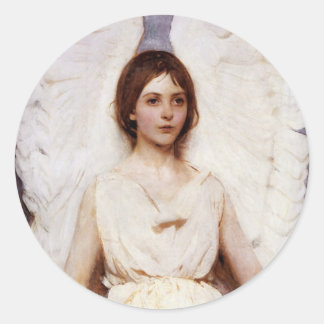 Angel, Abbott Handerson Thayer Fine Art Classic Round Sticker