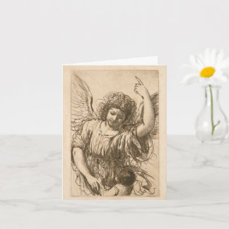 Angel and Child (Guercino) Card