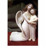 Angel and Child Standing Photo Sculpture<br><div class="desc">This image symbolises protection,  comfort,  forgiveness,  love,  gentleness,  goodness,  kindness,  patience,  strength,  trust,   faith etc.</div>