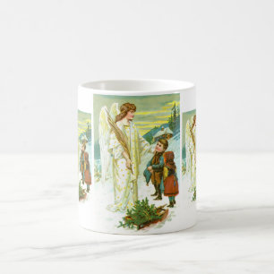 Angel and children coffee mug