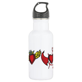 Angel and Devil Hearts 532 Ml Water Bottle