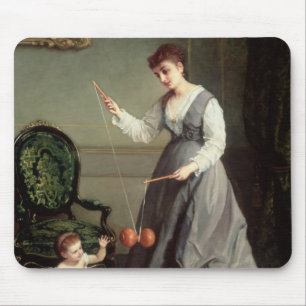 `Angel and Devil' or `Playing Diabolo Mouse Mat