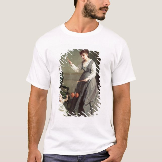 `Angel and Devil' or `Playing Diabolo T-Shirt (Front)