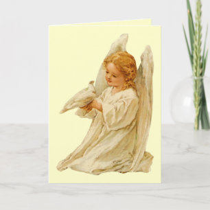 Angel and Dove - Easter Card
