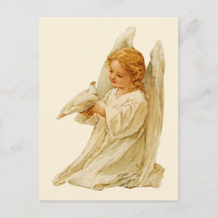 Angel and Dove Postcard
