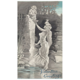 Angel and Goddess Valentine Tablecloth