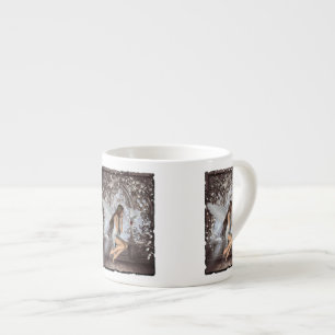 Angel and Her Dove Espresso Cup