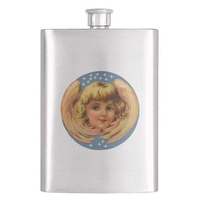Angel And Stars Flask (Front)