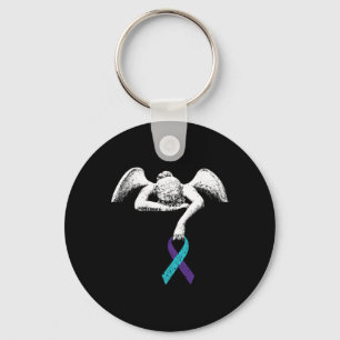 Angel And Suicide Awareness Suicide Prevention Clo Key Ring
