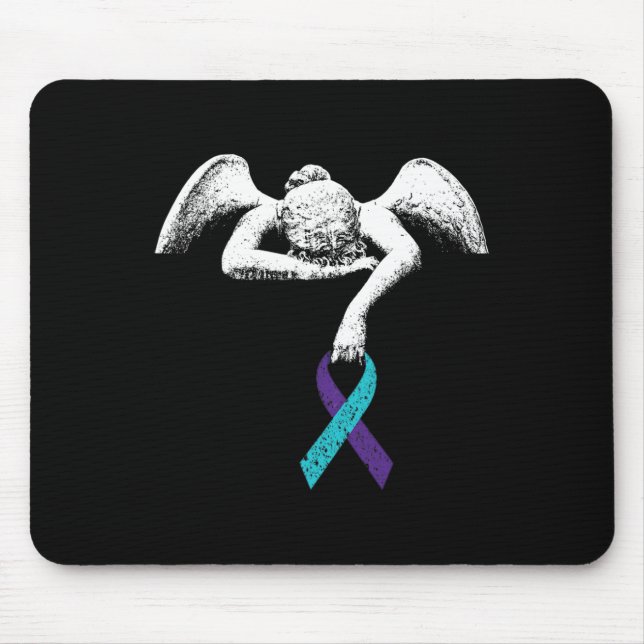 Angel And Suicide Awareness Suicide Prevention Clo Mouse Mat (Front)
