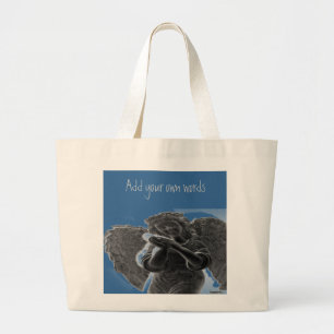 Angel Angels Silhouettes Customise Large Tote Bag
