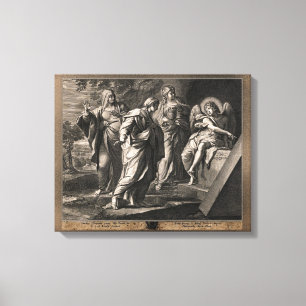 Angel Announcing The Resurrection by Jean Roullet Canvas Print