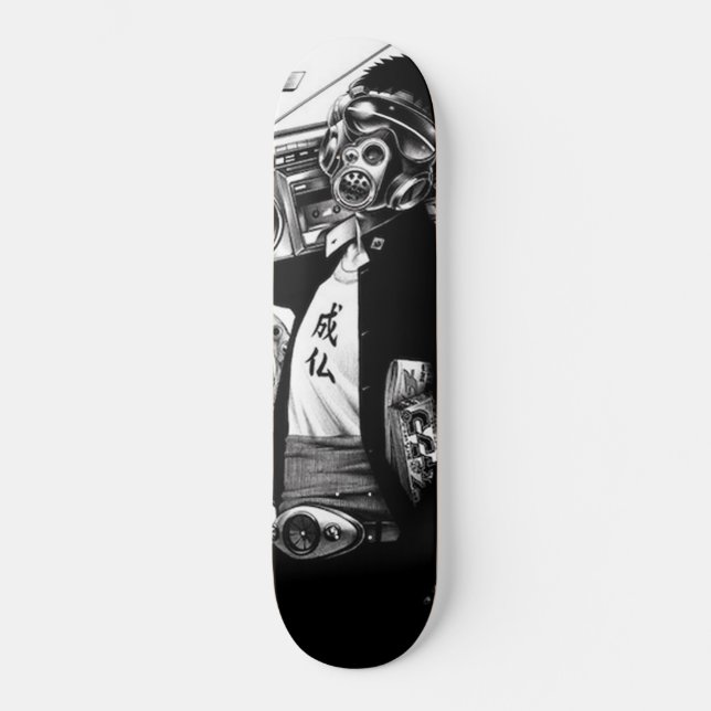Angel Armor War Deck - Thirty-Four Japanese Punk Skateboard (Front)