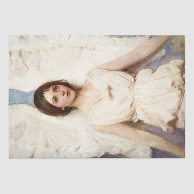 Angel Art by Abbott Handerson Thayer  Tissue Paper (Front)