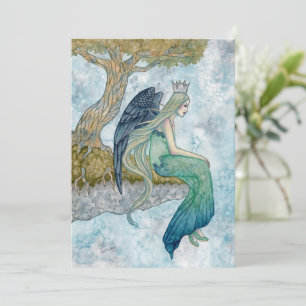 Angel Art by Holly Durr  Thank You Card