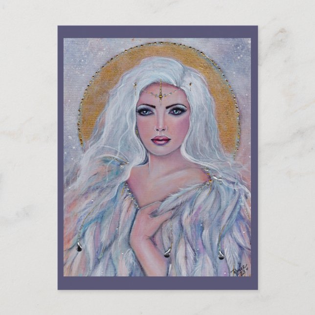 Angel art  by Renee Lavoie  Thank You Card (Front)