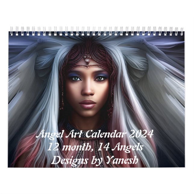 Angel Art by Yanesh 2024 Calendar (Cover)