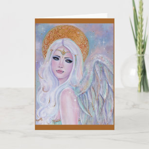 Angel art Evangelina by Renee Lavoie   Card