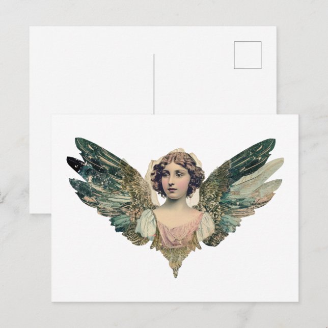 Angel art  postcard (Front/Back)