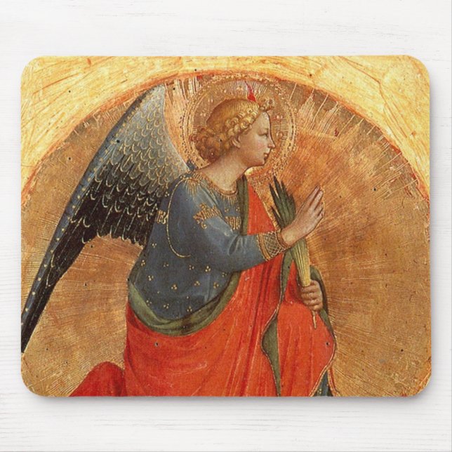 Angel at Annunciation Mouse Mat (Front)