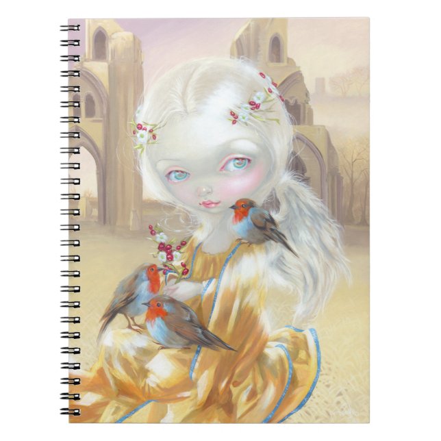 "Angel at Glastonbury Abbey" Notebook (Front)