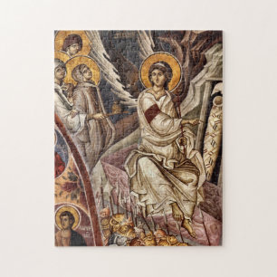 Angel at the Tomb Orthodox Christian Icon Jigsaw Puzzle