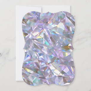 Angel Aura Quartz Crystal Diamond Gemstone Planner Card
