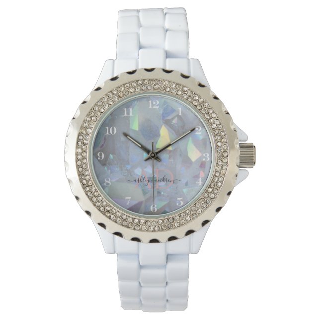 Angel Aura Quartz | Crystal Monogram Watch (Front)