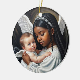 Angel Baby Ceramic Tree Decoration