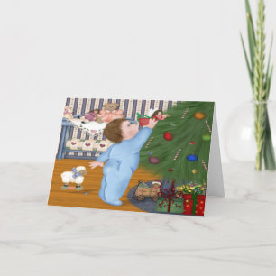 Angel Baby Christmas Card