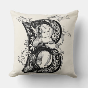 Angel Baby Monogram Cushion