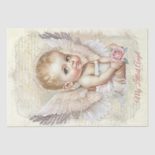 Angel Baby "My Littlest Angel"  Personalise Tissue Paper