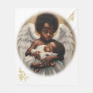 Angel babys fleece blanket
