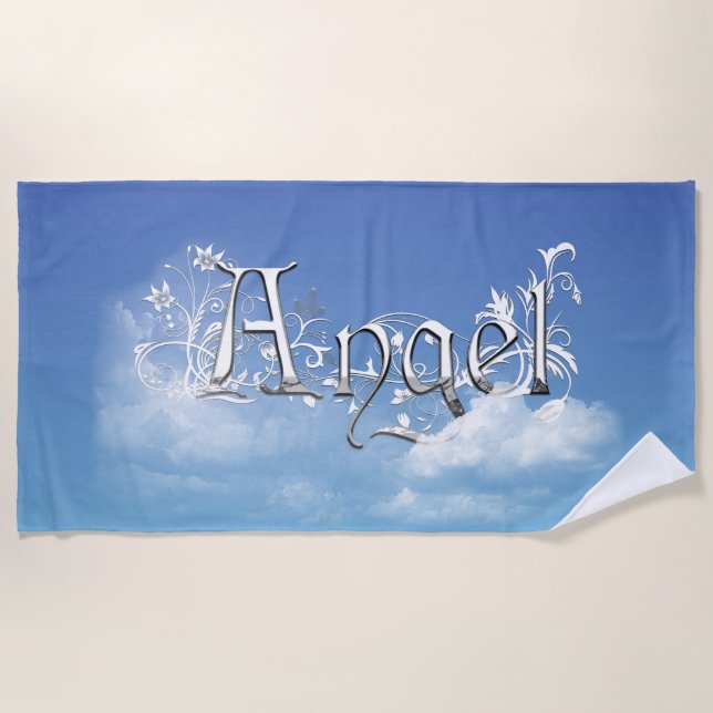 Angel Beach Towel (Front)