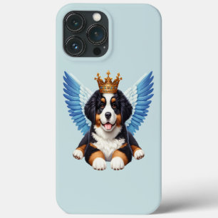 Angel Bernese Mountain Dog Lovers Berner Puppy iPhone 13 Pro Max Case