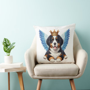 Angel Bernese Mountain Dog Lovers Berner Puppy Cushion