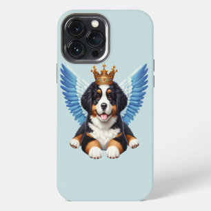Angel Bernese Mountain Dog Lovers Berner Puppy iPhone 13 Pro Max Case