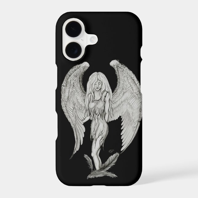 Angel - Black and White Design (Back)