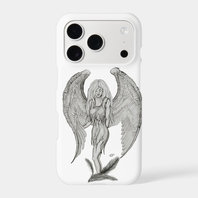 Angel - Black and White Design (Back)