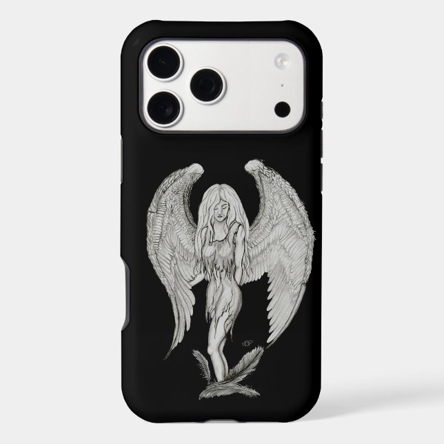 Angel - Black and White Design (Back)