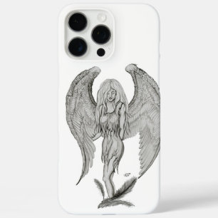 Angel - Black and White Design iPhone 16 Pro Max Case
