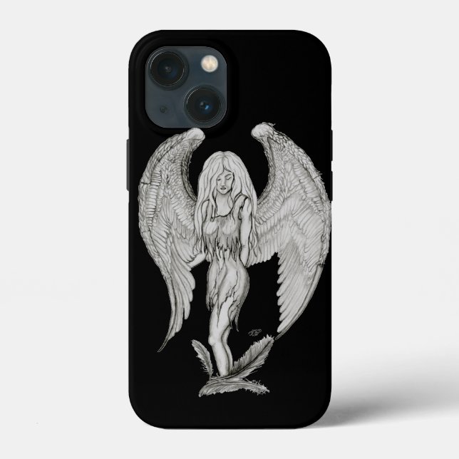 Angel - Black and white design Case-Mate iPhone Case (Back)