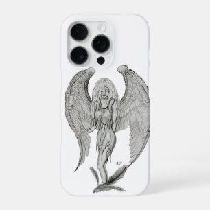 Angel - Black and White Design iPhone 16 Pro Case