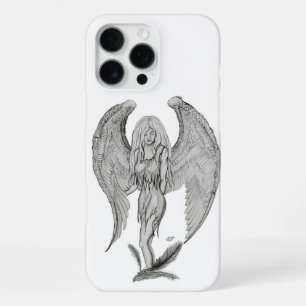 Angel - Black and White Design iPhone 16 Pro Max Case