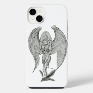 Angel - Black and White Design iPhone 14 Plus Case